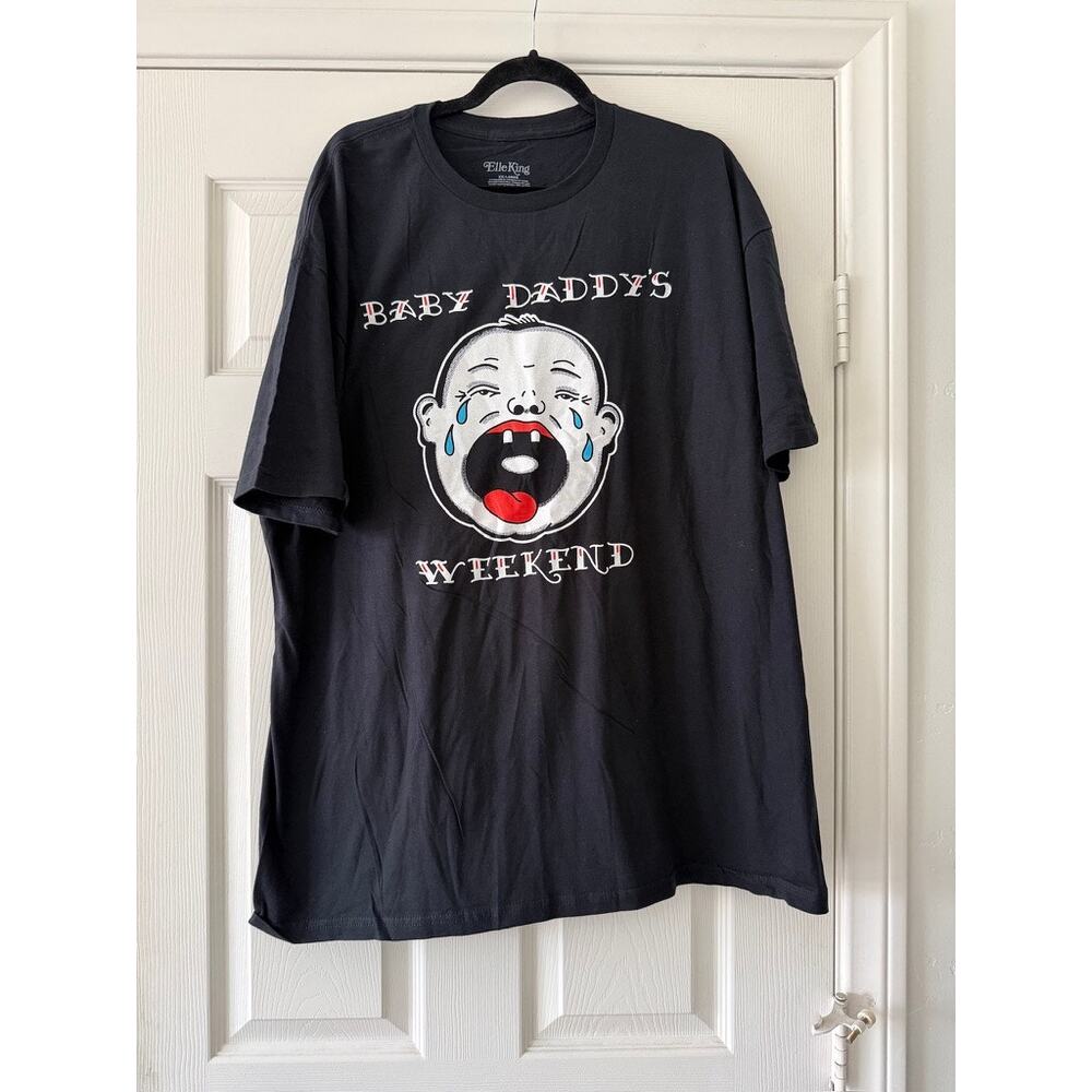elle king 2024 baby daddy's weekend tour band tee shirt black unisex xx-large